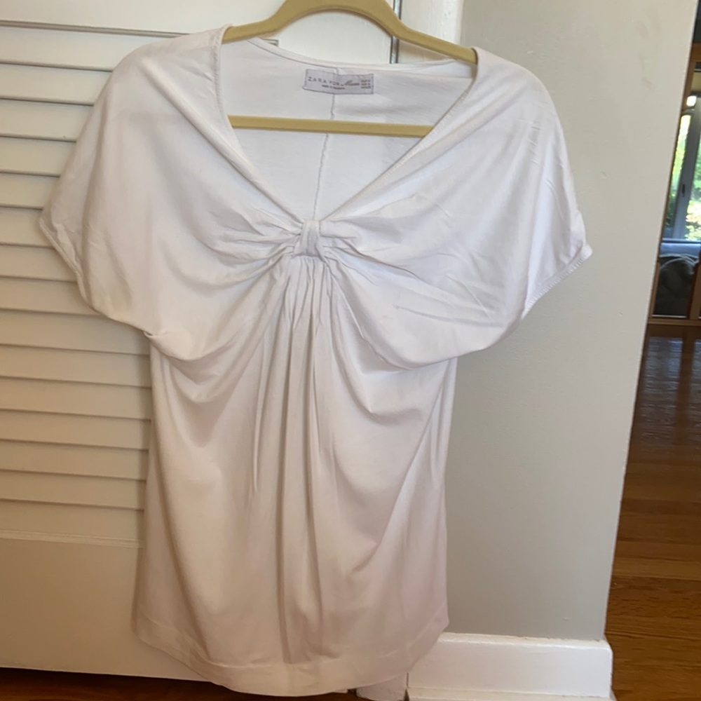 Zara maternity - knot front top with kimono sleeves